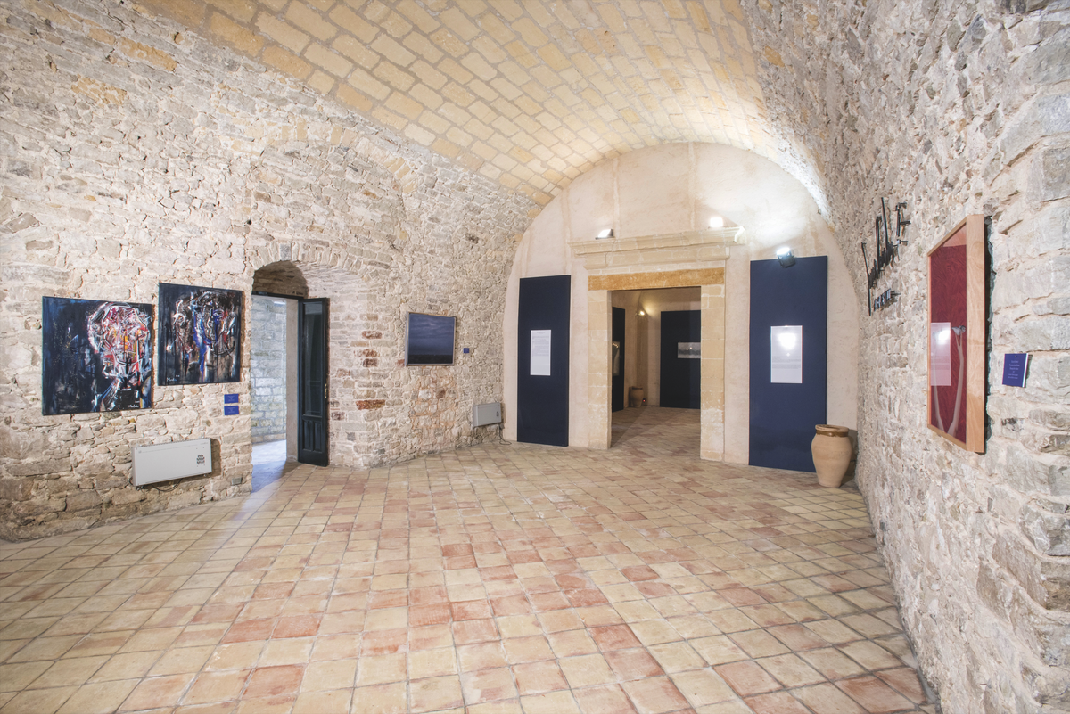 Le sale della mostra