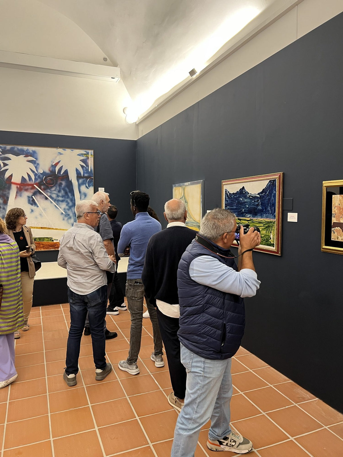 Le sale della mostra